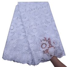 Load image into Gallery viewer, Sunflower Pattern Guipure Cord Lace 17961-White
