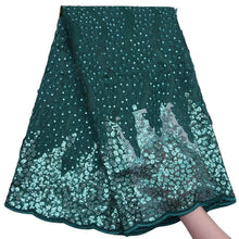 Load image into Gallery viewer, Sequins Fabric 17984-Emeraldgreen
