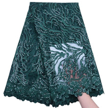 Charger l&#39;image dans la galerie, Sequins on Tulle Lace Fabric 18164-Teal
