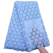 Load image into Gallery viewer, Circle Pattern Guipure Lace 18302-Sky Blue
