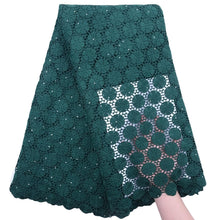 Load image into Gallery viewer, Circle Pattern Guipure Lace 18306-Sacramento Green
