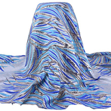 Cargar imagen en el visor de la galería, Wave Fabric by the Yard 20933-Royal Blue
