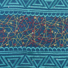 Charger l&#39;image dans la galerie, Dark Turquoise Embroidery Swiss Lace 21733
