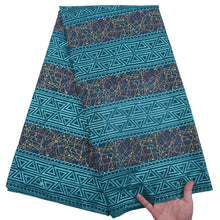 Load image into Gallery viewer, Dark Turquoise Embroidery Swiss Lace 
