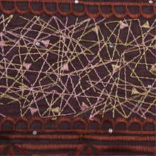 Cargar imagen en el visor de la galería, Brick Red Embroidery Swiss Lace 21735
